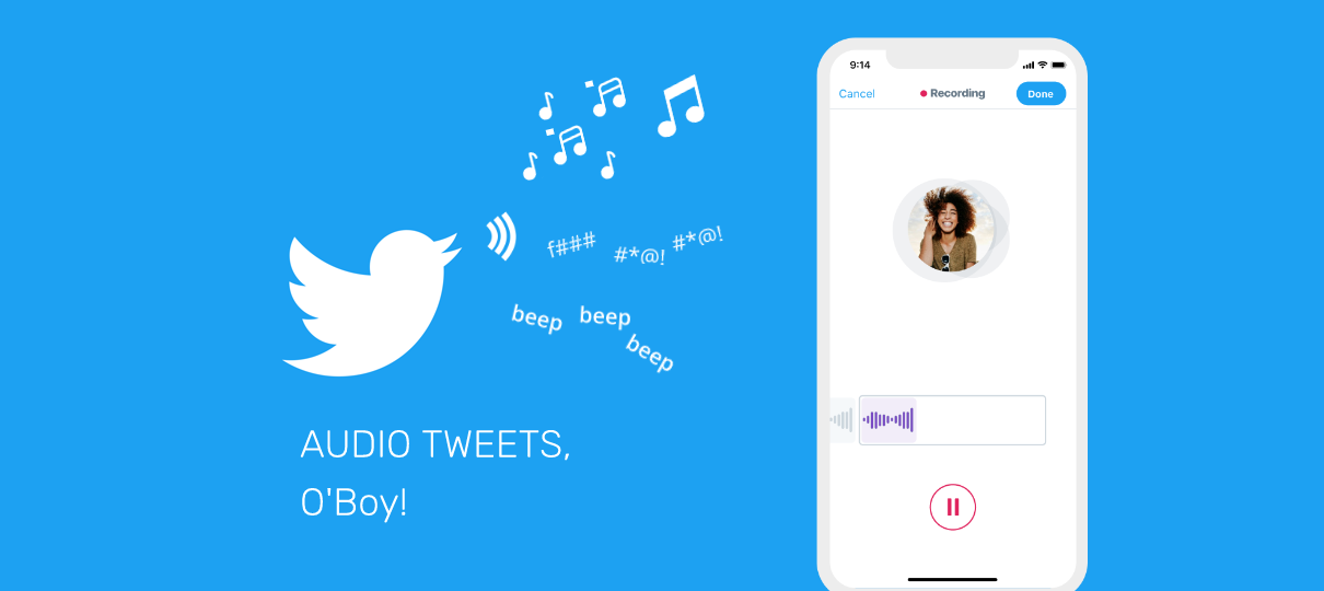 Audio Tweets - Twitter begins rolling out audio tweets on iOS - Clarity.pk