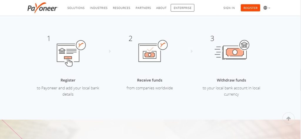 Withdraw money from Payoneer to local bank account